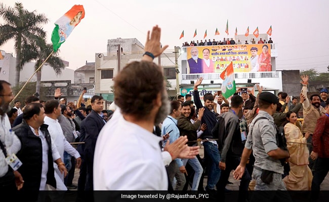 Rahul Gandhi Blew Kisses While Passing By BJP Office. Then This Happened