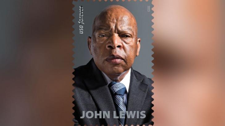 Civil rights icon John Lewis, more to be honored with new USPS stamps