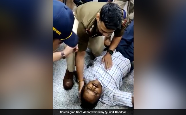 Watch: Paramilitary Personnel's Swift Action Saves Man's Life At Airport