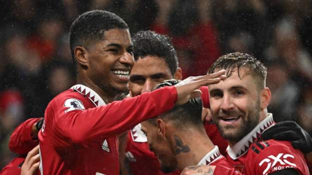 Manchester United 3-0 Nottingham Forest: Marcus Rashford, Anthony Martial & Fred score