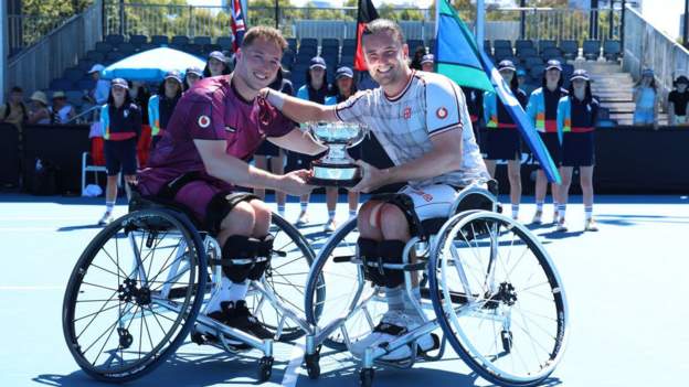 Australian Open 2023 results: Alfie Hewett and Gordon Reid win wheelchair doubles