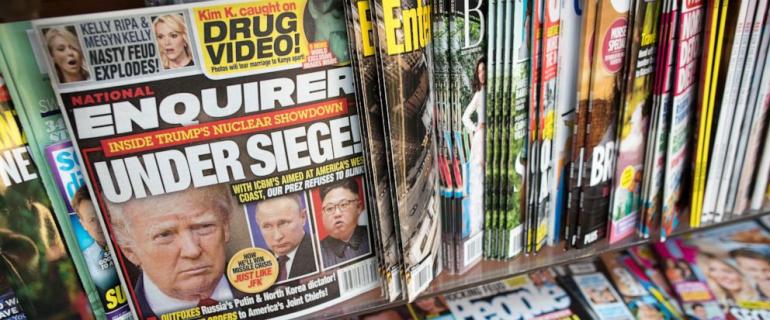 National Enquirer, ensnared in “catch-and-kill” is sold