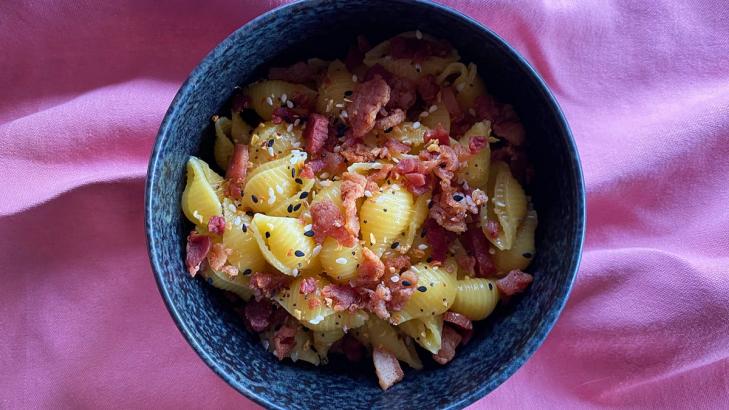 This Comforting Breakfast Pasta Comes Together in 15 Minutes