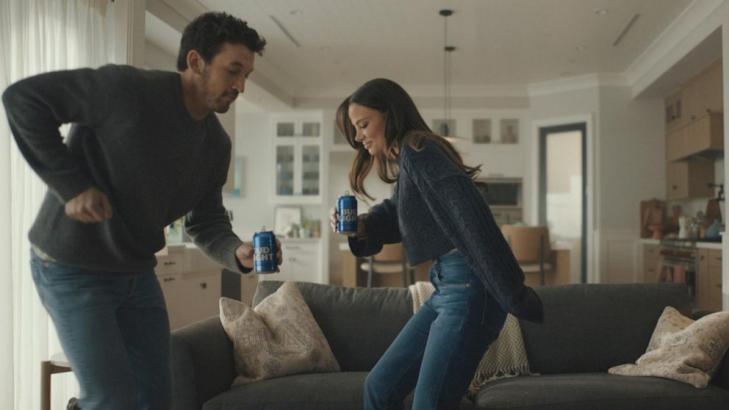 Miles and Keleigh Teller choose joy in new Super Bowl ad