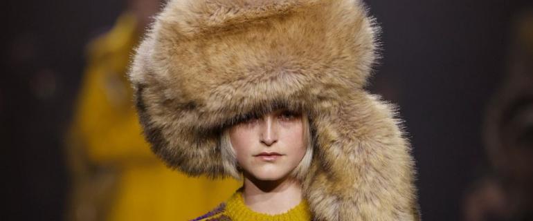 Faux fur, hot water bottles at Burberry's new London show