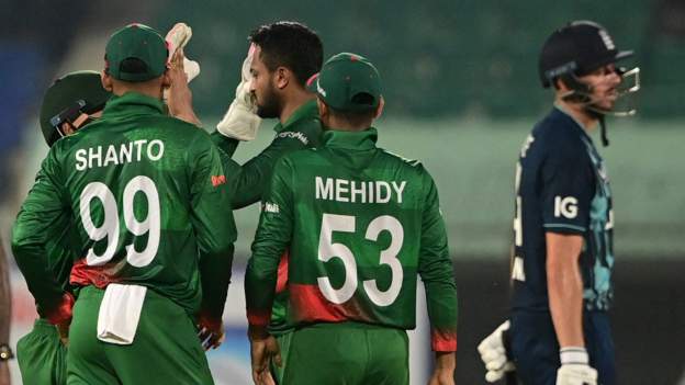England fall to defeat in final ODI in Bangladesh
