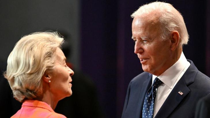 Biden, EU leader launch talks to ease rift on EV subsidies