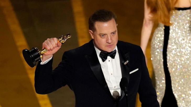 Brendan Fraser wins best-actor Oscar in career comeback