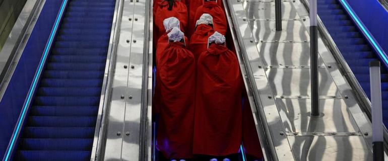 In Israel, TV's dystopian 'Handmaids' is protest fixture