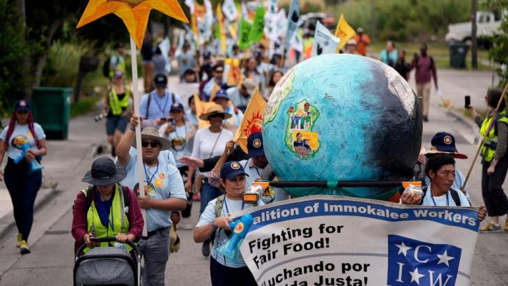 Farmworkers use Florida march to pressure other companies