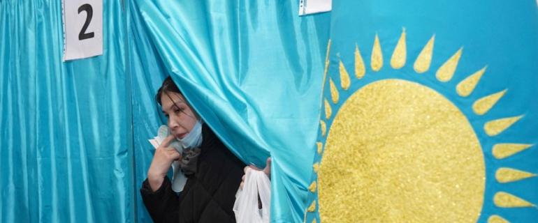 Kazakhs vote in newly competitive parliamentary election