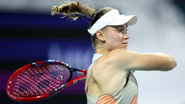 Miami Open: Elena Rybakina beats Elise Mertens to reach quarter-finals