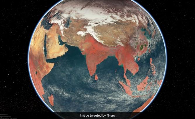 ''Feast For Eyes'': ISRO Releases Stunning Images Showing India From Space