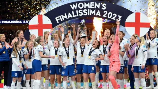 Women's Finalissima: England beat Brazil in dramatic shootout
