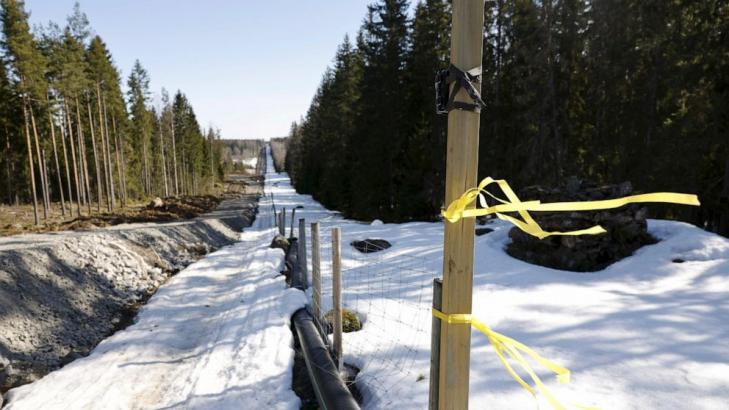 NATO member Finland breaks ground on Russia border fence