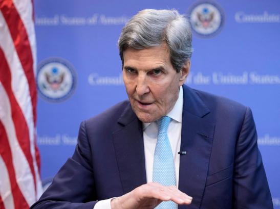 Climate envoy Kerry: No rolling back clean energy transition