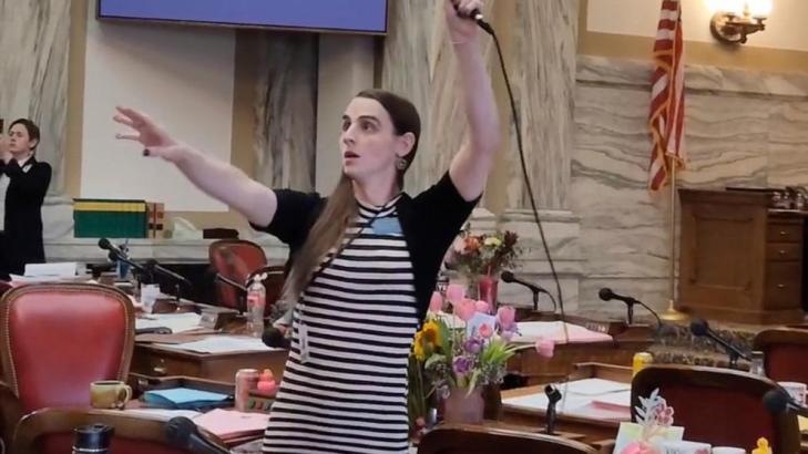 Standoff endures over Montana transgender Democrat's remarks