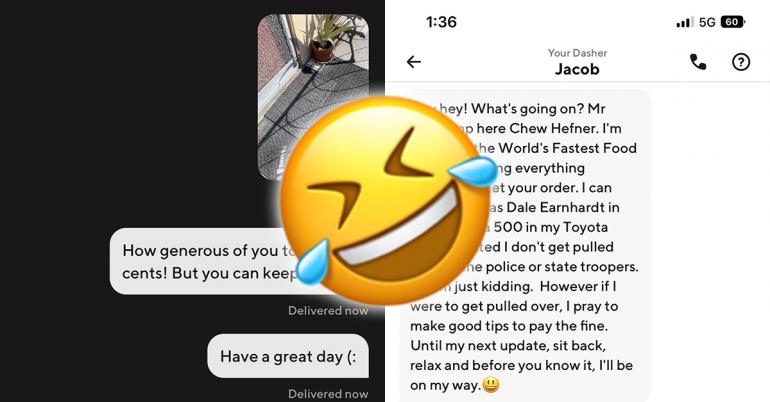 You pay for DoorDash delivery but the insanity comes free (25 Photos)