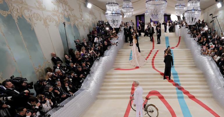 Why Is the Met Gala Carpet Lined With Water-Bottle Hedges and Chandeliers?