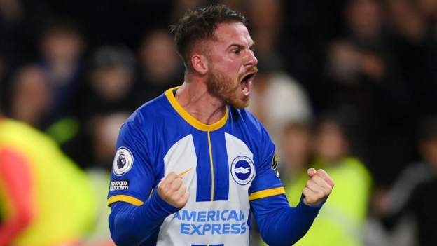 Brighton 1-0 Manchester United: Alexis Mac Allister scores 99th-minute penalty to win it