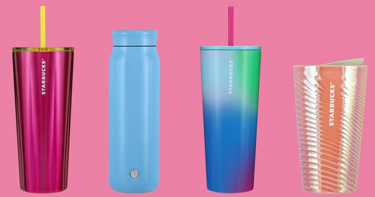 Starbucks Celebrates Summer With New Iridescent Cold Cups and Cotton Candy Tumblers