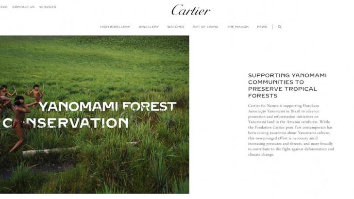 Cartier's use of images of Amazon tribe prompts Indigenous advocates to allege hypocrisy