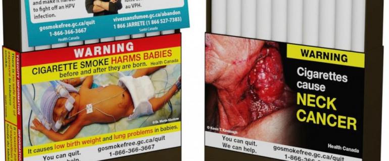 In Canada, each cigarette will get a warning label: 'poison in every puff'