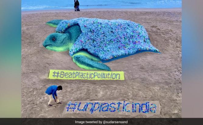 Sudarsan Pattnaik Delivers Powerful Message On World Environment Day