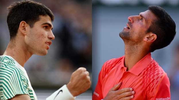 French Open 2023: Novak Djokovic takes on Carlos Alcaraz in Paris semi-finals