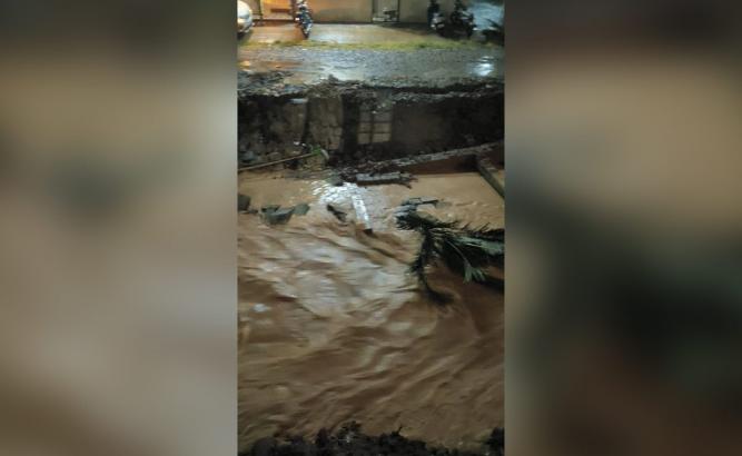 Watch: Street Turns Into River As Heavy Rain Hits Bengaluru