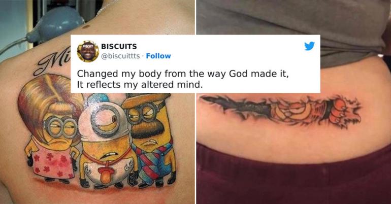 Tattoos so outrageous they inspire a trend all of their own (42 Photos)