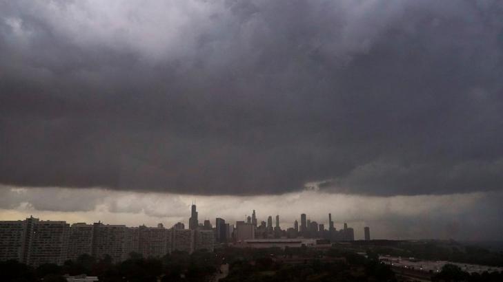 Tornado touches down near Chicago's O'Hare airport amid severe weather warnings