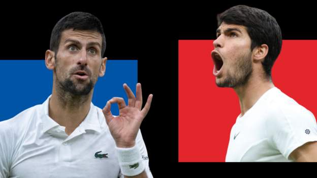 Wimbledon 2023: Novak Djokovic faces Carlos Alcaraz in men's singles final