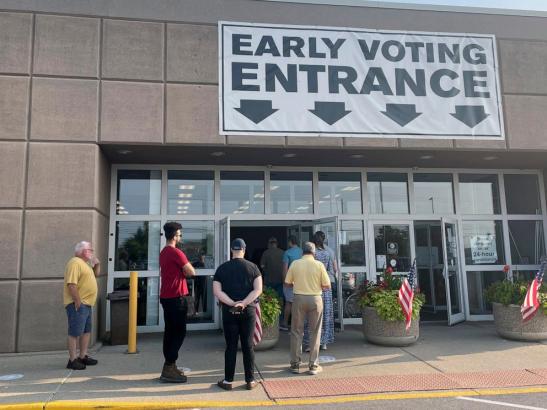 Fall abortion battle propels huge early voter turnout for an Ohio special election next week
