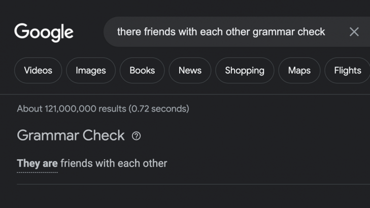 Let Google Check Your Grammar For You