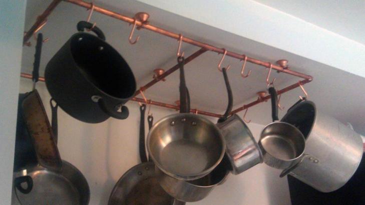 You Can Build a Cheap, Custom Copper Pot Rack