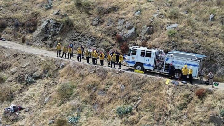 Driver survives 100-foot plunge off cliff, 5 days trapped in truck
