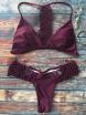 Knitting Strappy Bikini Set