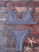 Cami Plunge String Bikini Set