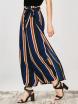 Striped Wide Leg Palazzo Pants