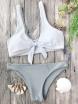 Padded Knotted Bralette Bikini Set