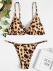 Printed String Bikini Set