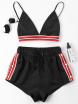 Bra Two Piece Shorts Tracksuit