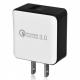 QC 3.0 5V/3A Quick Charge US Plug USB AC Charger / USB Fast Charger Adapter