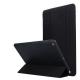 For iPad 2017 Case PU Transparent Back Ultra Slim Light Weight Trifold Smart Cover