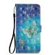 3D PU Leather Wallet Stand Case for Xiaomi Redmi 5 Plus Golden Butterfly Pattern