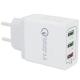 Minismile Qualcomm Quick Charge 3.0 3-Port Power Adapter Wall Fast Charger