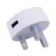 UK Plug USB Wall Charger 5V2A Travel Home Mobile Charging