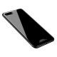 For iPhone 8 Plus / 7 Plus Case Luxury 2 in 1 TPU + Organic Glass Smooth Back Shell