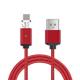 Cwxuan USB Type-C Detachable Magnetic Adhesion Braided Data Sync Charging Cable (100cm)